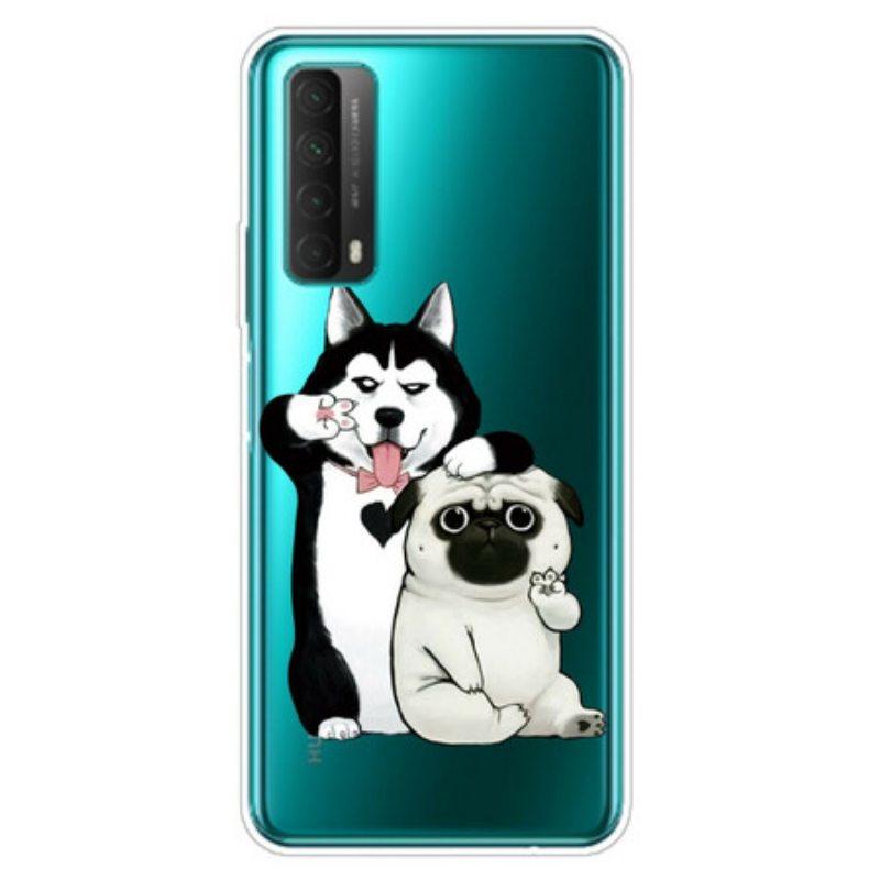 Kuori Huawei P Smart 2021 Hauskoja Koiria