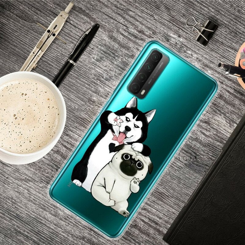 Kuori Huawei P Smart 2021 Hauskoja Koiria