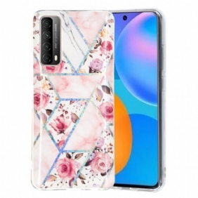 Kuori Huawei P Smart 2021 Marmoroidut Kukat