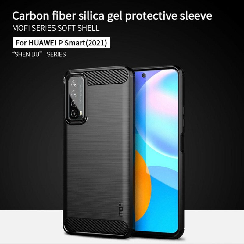 Kuori Huawei P Smart 2021 Mofi Harjattu Hiilikuitu