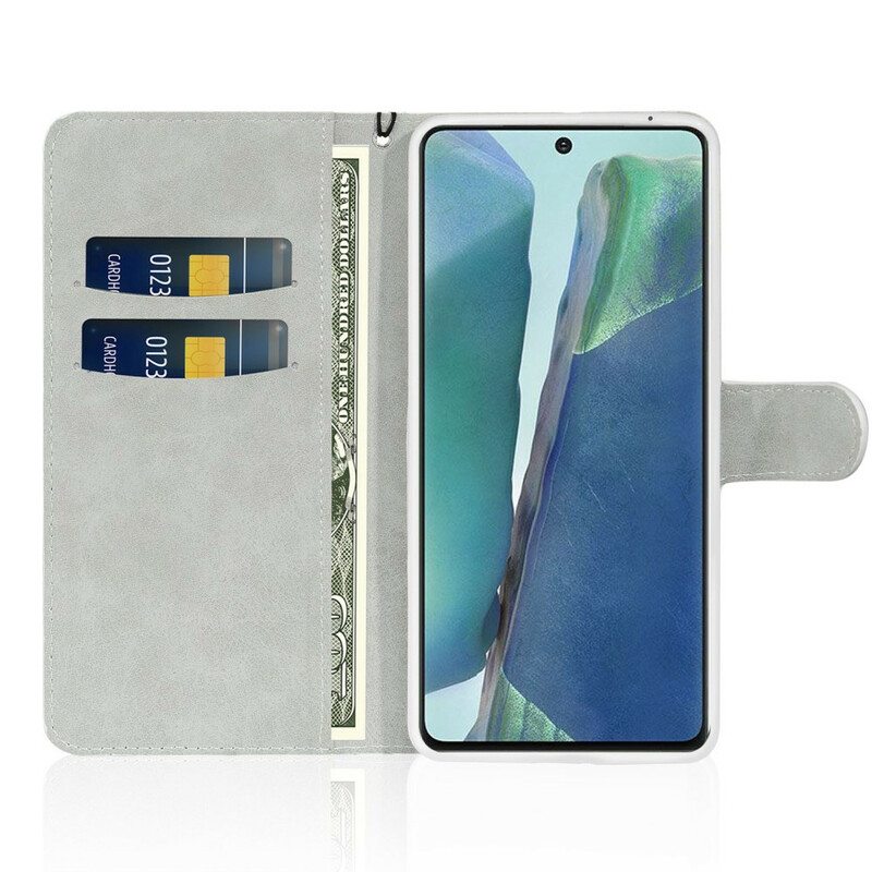 Flip Case Samsung Galaxy Note 20 Paljetteja S Design