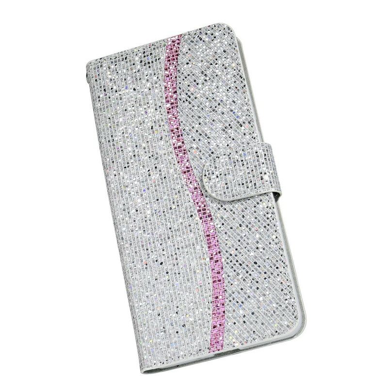 Flip Case Samsung Galaxy Note 20 Paljetteja S Design