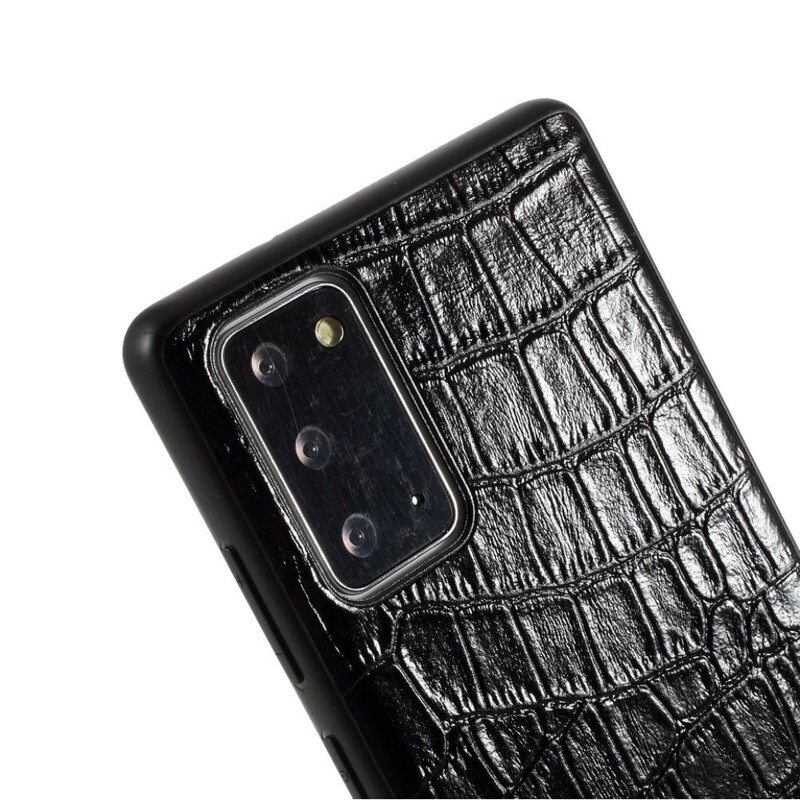 Kuori Samsung Galaxy Note 20 Aito Crocodile Texture -nahka