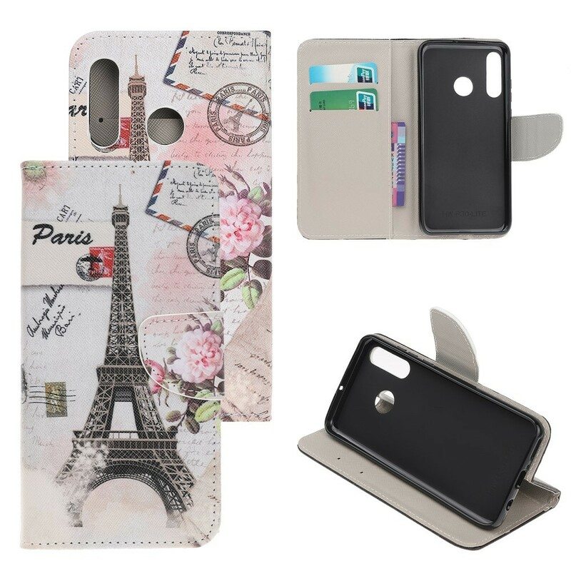 Kotelot Huawei P Smart Z Retro Eiffel-torni