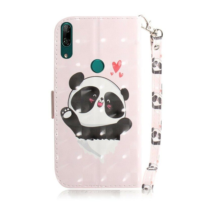 Kotelot Huawei P Smart Z Suojaketju Kuori Panda Love With Lanyard