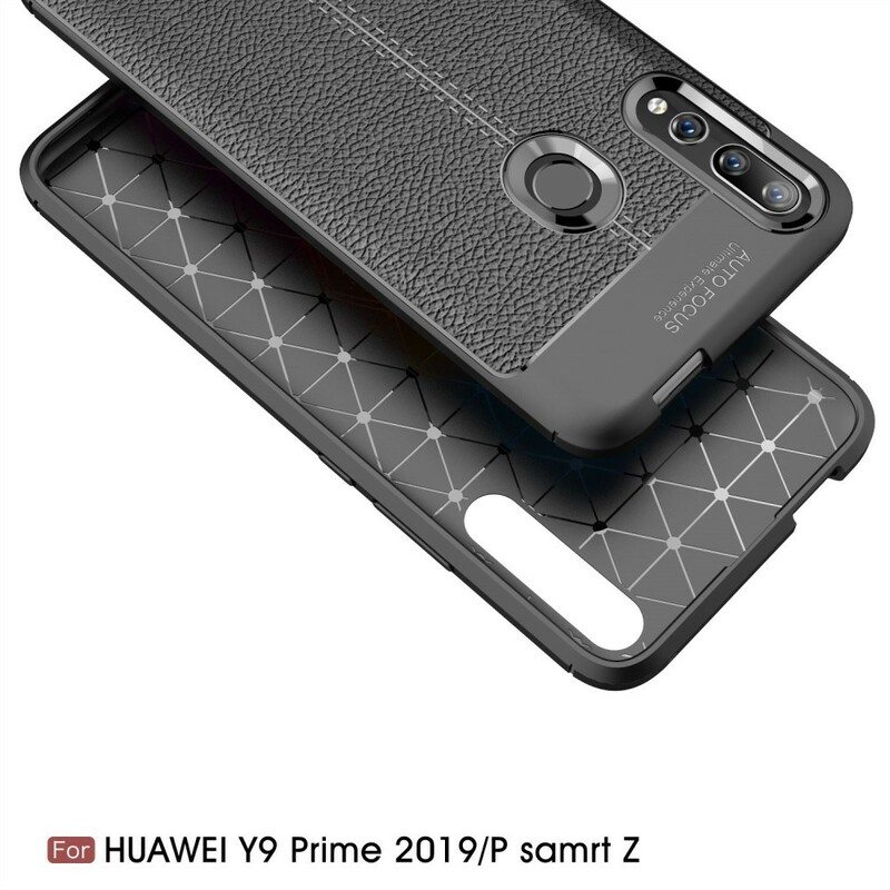 Kuori Huawei P Smart Z Kaksilinjainen Litsi-nahkaefekti