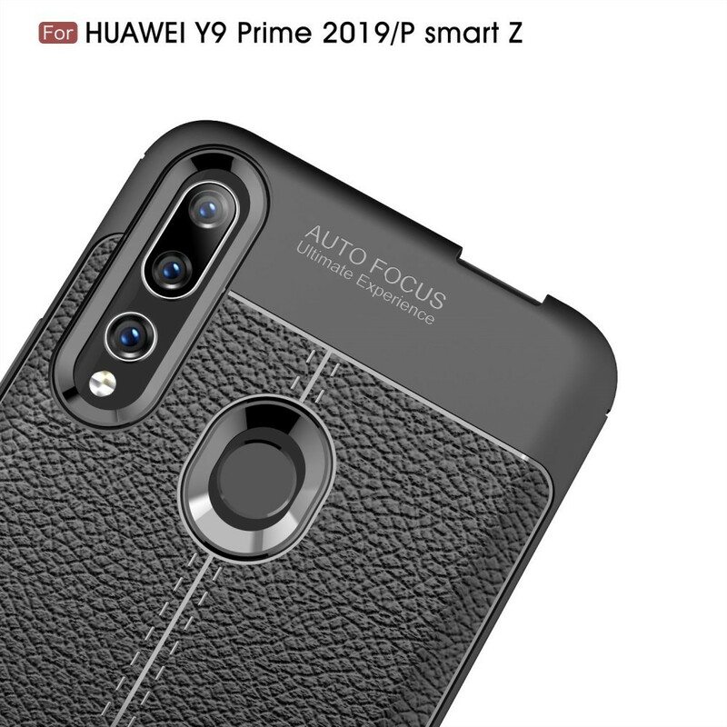 Kuori Huawei P Smart Z Kaksilinjainen Litsi-nahkaefekti