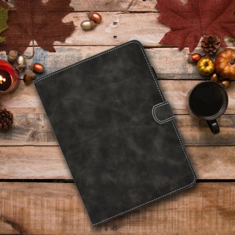 Flip Case iPad 10.9" (2022) Vintage Keinonahkaa