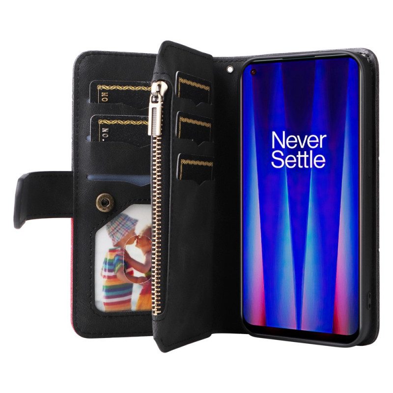 Flip Case OnePlus Nord CE 2 5G Lompakkokuori Monitoiminen Lompakko