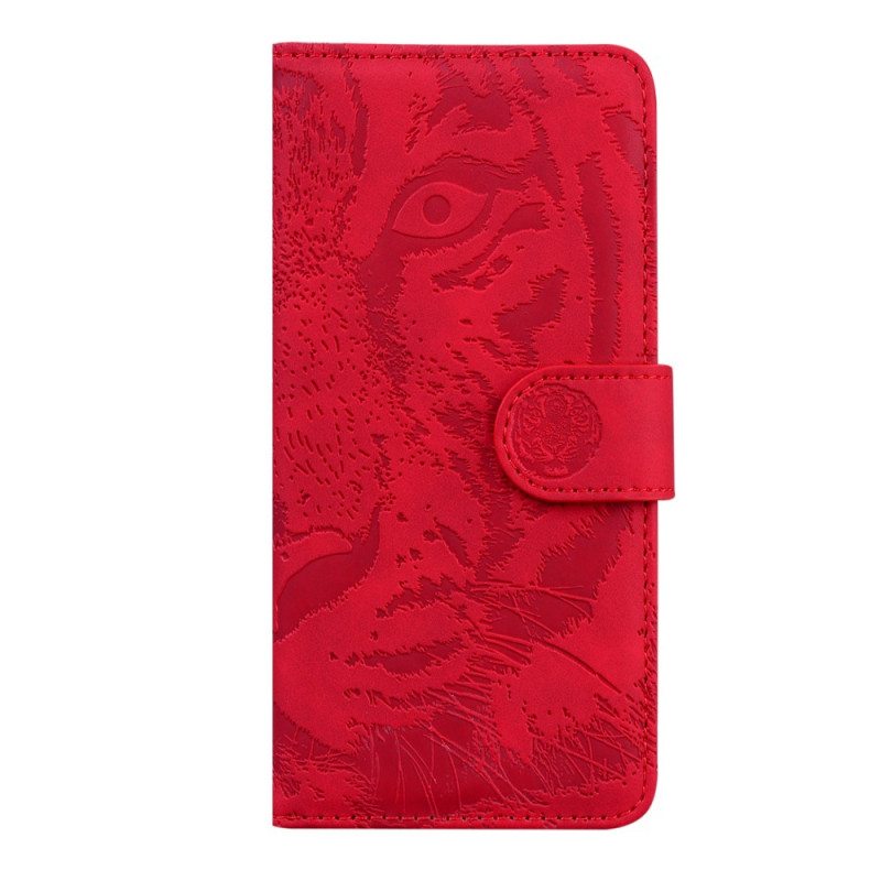 Flip Case OnePlus Nord CE 2 5G Naamioitu Tiikeri