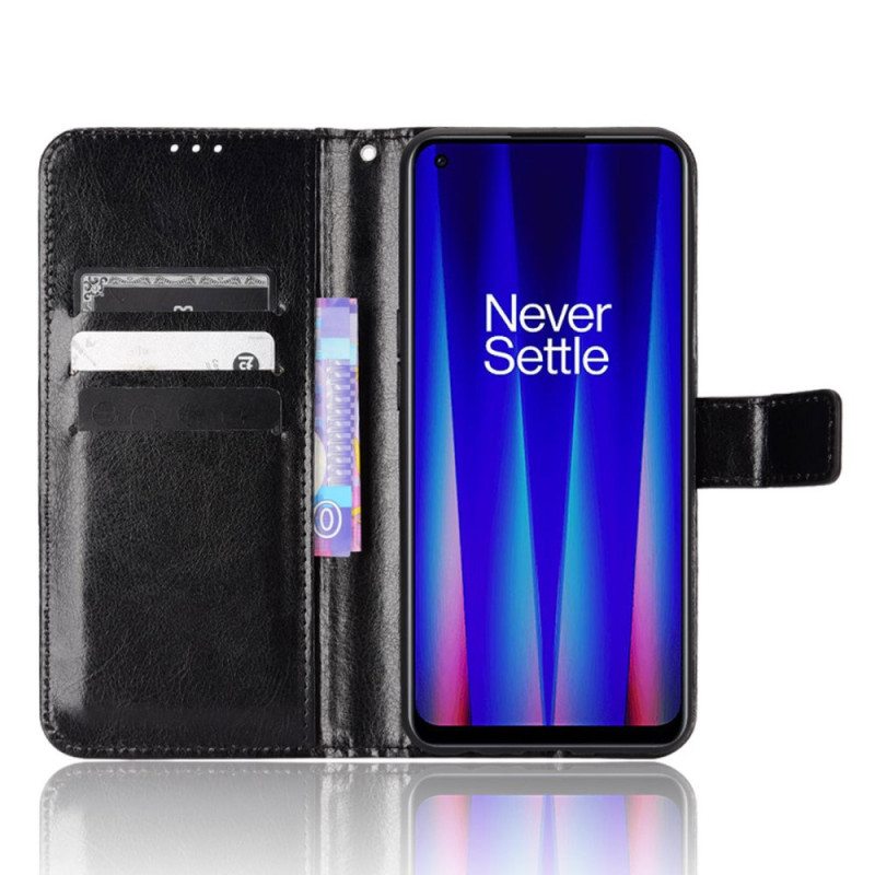 Kotelot OnePlus Nord CE 2 5G Suojaketju Kuori Klassinen Strappy Faux Leather