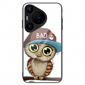 Kuori Huawei Pura 70 Pro Bad Owl Tempered Glass