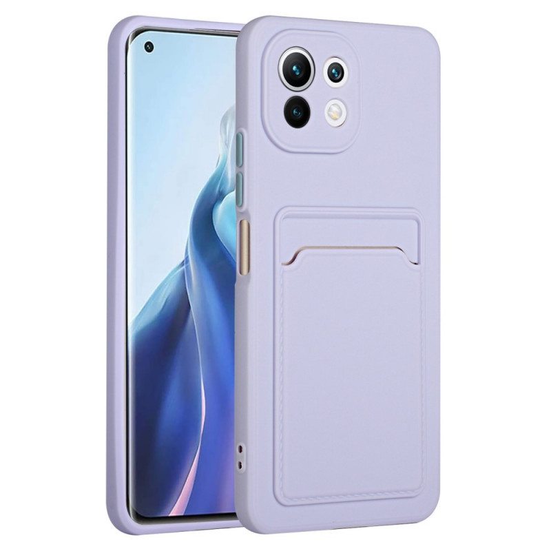 Case Xiaomi Mi 11 Lite 4G / 5G / 5G NE Silikoninen Korttikotelo