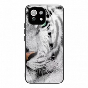 Case Xiaomi Mi 11 Lite 4G / 5G / 5G NE Tiger Karkaistu Lasi