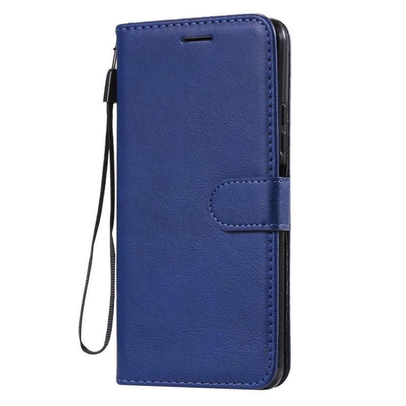 Flip Case Xiaomi Mi 11 Lite 4G / 5G / 5G NE Suojaketju Kuori Strappy Leather Effect