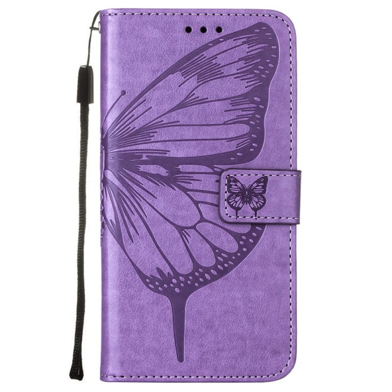 Kotelot Xiaomi Mi 11 Lite 4G / 5G / 5G NE Butterfly Design Kaulanauhalla