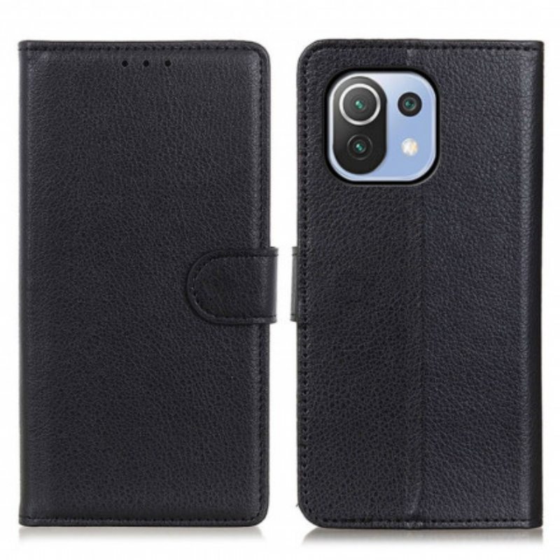 Kotelot Xiaomi Mi 11 Lite 4G / 5G / 5G NE Perinteinen Litchi Faux Leather