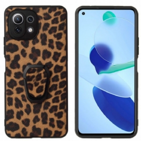 Kuori Xiaomi Mi 11 Lite 4G / 5G / 5G NE Leopard-tyylinen Rengastuki