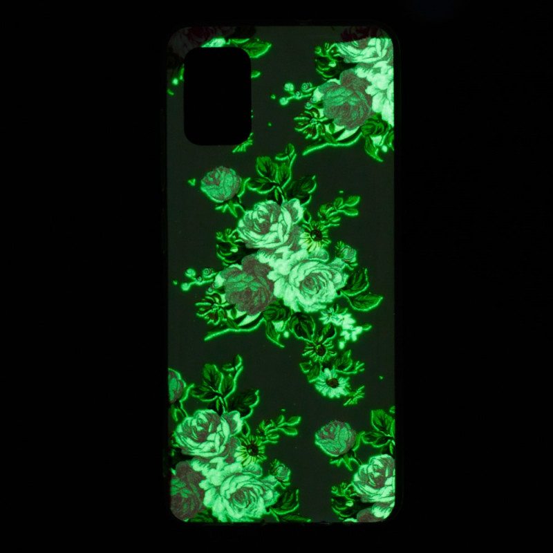 Kuori Xiaomi Mi 11 Lite 4G / 5G / 5G NE Neon Liberty Flowers