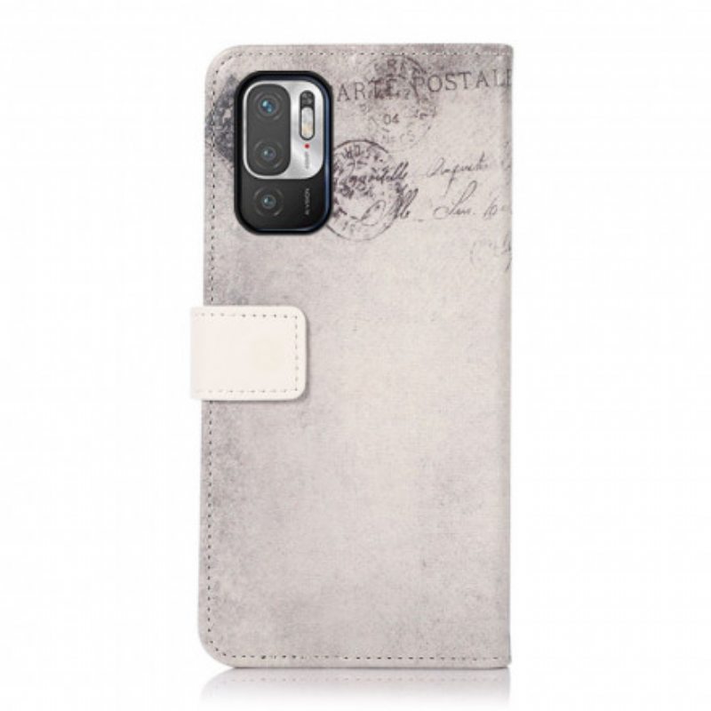 Flip Case Poco M3 Pro 5G Traveller Cat