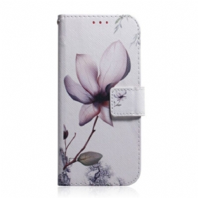 Kotelot Poco M3 Pro 5G Flower Dusty Pink