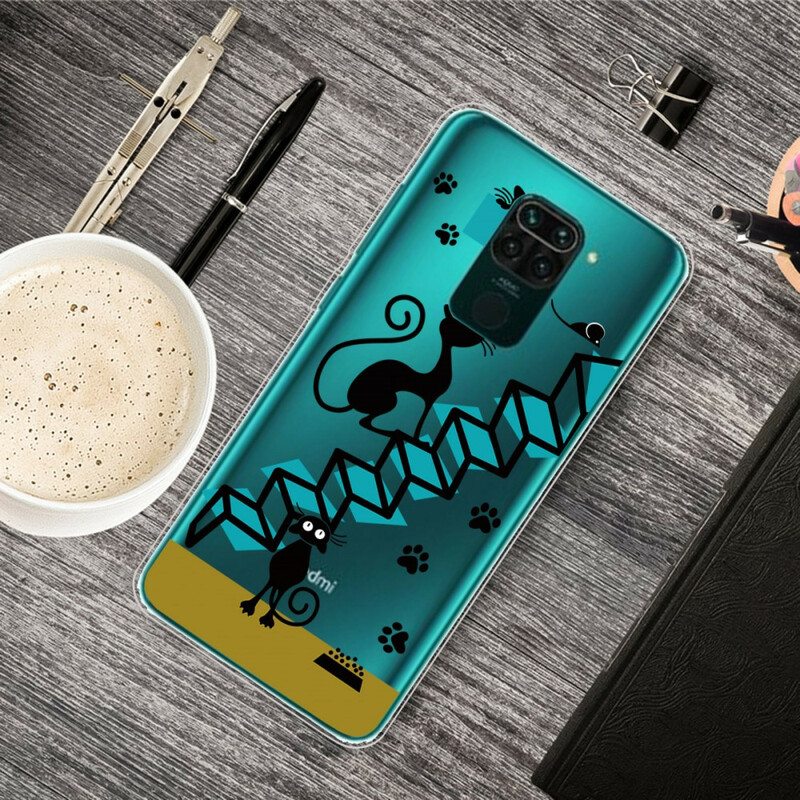 Case Xiaomi Redmi Note 9 Hauskoja Kissoja