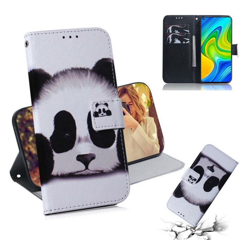 Flip Case Xiaomi Redmi Note 9 Pandan Kasvot