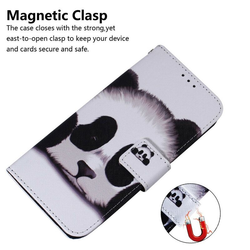 Flip Case Xiaomi Redmi Note 9 Pandan Kasvot