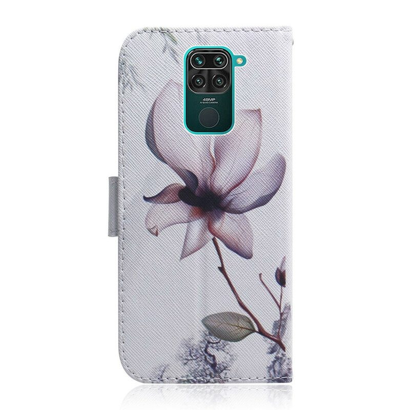 Kotelot Xiaomi Redmi Note 9 Flower Dusty Pink