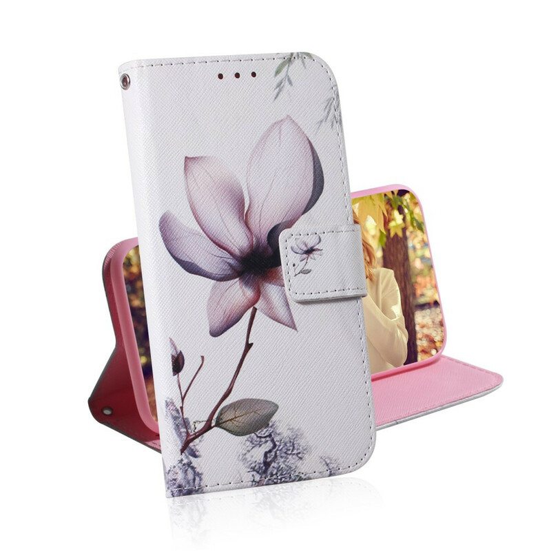 Kotelot Xiaomi Redmi Note 9 Flower Dusty Pink