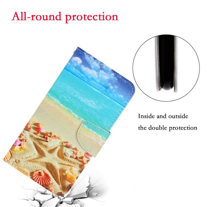 Kotelot Xiaomi Redmi Note 9 Suojaketju Kuori Lanyard Beach