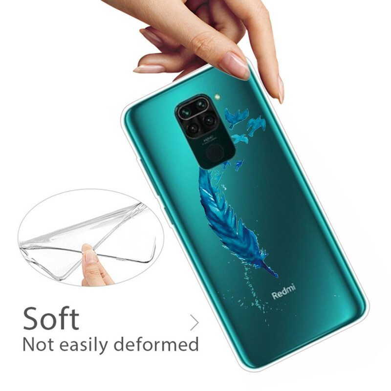 Kuori Xiaomi Redmi Note 9 Kaunis Sininen Sulka