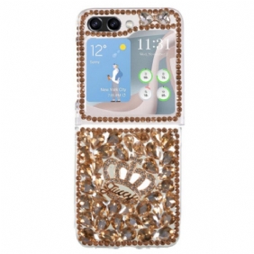 Kuori Samsung Galaxy Z Flip 5 Crown Charms