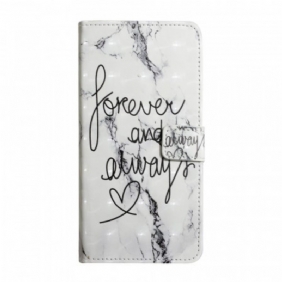 Flip Case Google Pixel 6 Pro Marble Forever & Always