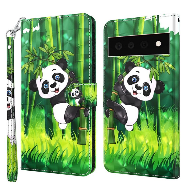 Kotelot Google Pixel 6 Pro Panda Ja Bambu