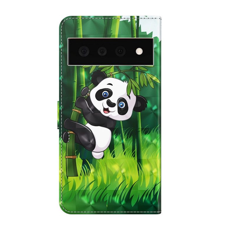 Kotelot Google Pixel 6 Pro Panda Ja Bambu