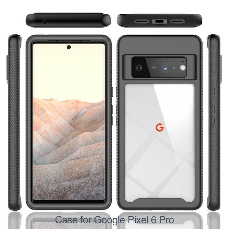 Kuori Google Pixel 6 Pro Hybridi Viistetyt Reunat