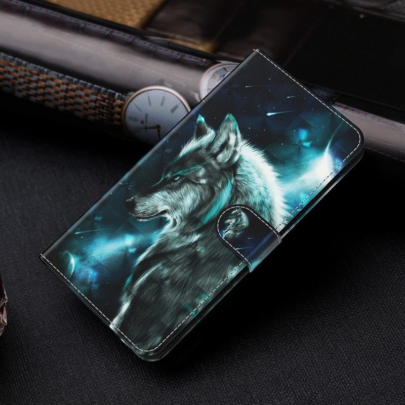 Nahkakotelo Google Pixel 6 Pro Majestic Wolf