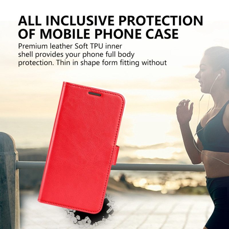 Flip Case Honor 70 Suunnittelija Nahkaefekti