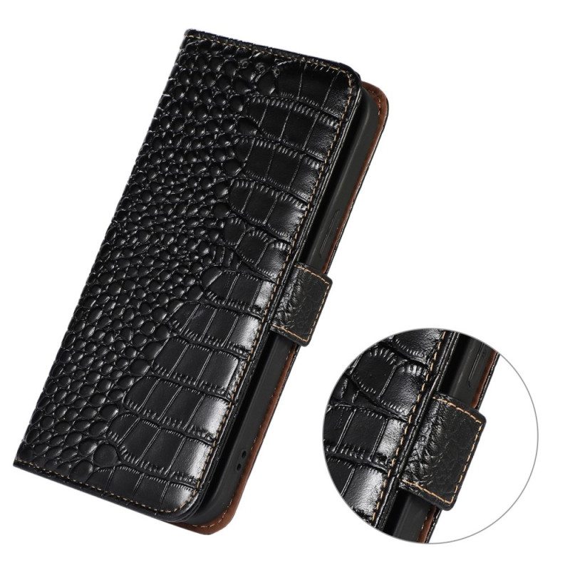 Kotelot Honor 70 Crocodile Style Rfid