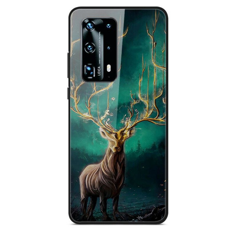 Case Huawei P40 Deer King Karkaistu Lasi