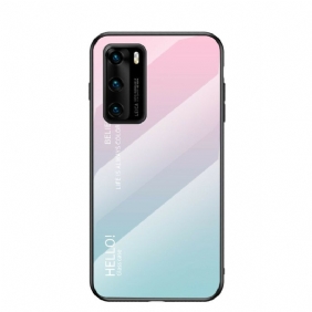 Kuori Huawei P40 Karkaistu Lasi Hello