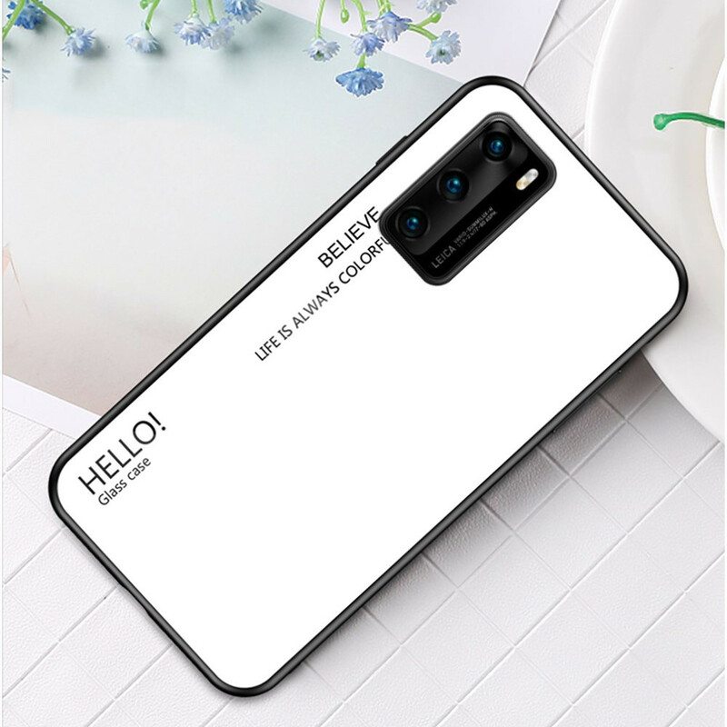 Kuori Huawei P40 Karkaistu Lasi Hello