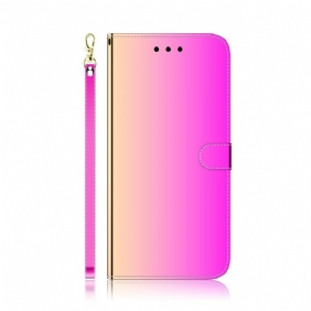 Nahkakotelo Huawei P40 Keinonahkainen Peilin Kansi