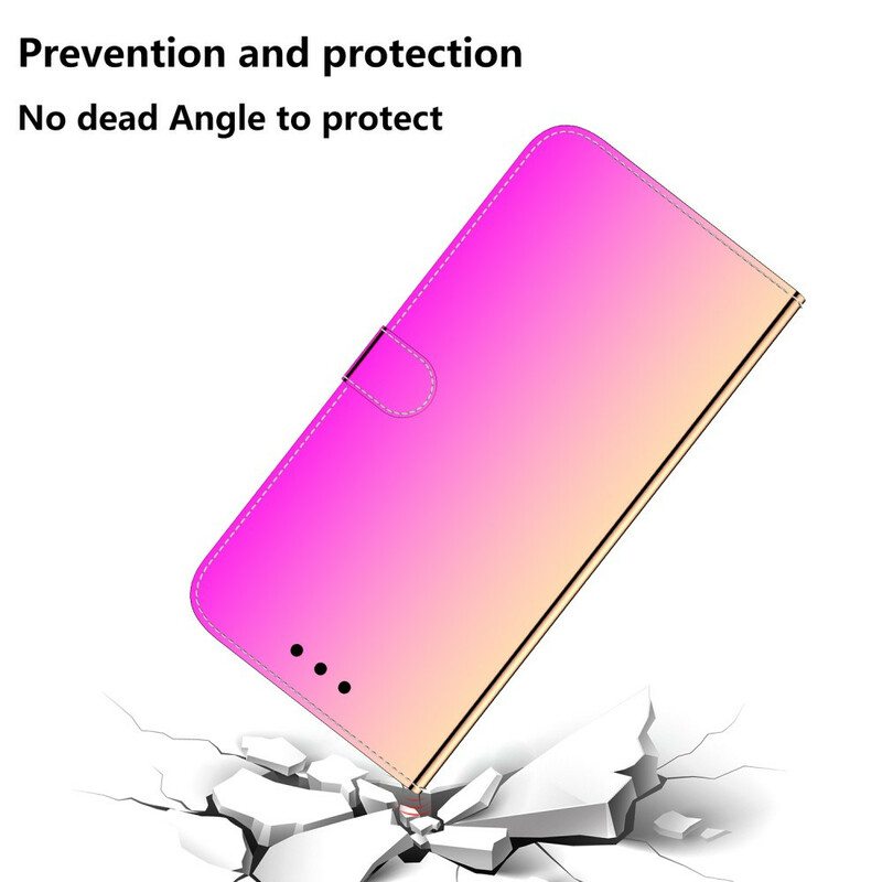 Nahkakotelo Huawei P40 Keinonahkainen Peilin Kansi