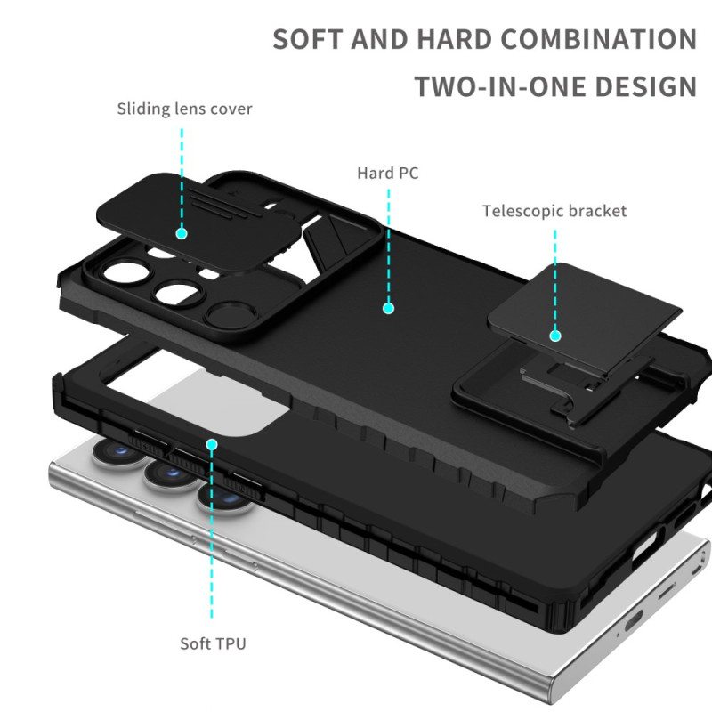 Kuori Samsung Galaxy S24 Ultra 5g Tuki- Ja Suojalinssit