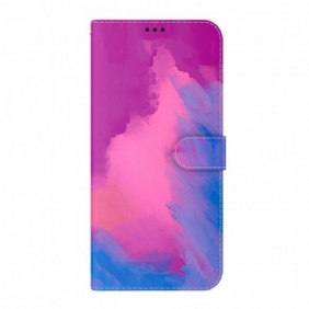 Nahkakotelo Oppo A54 5G / A74 5G Akvarelli