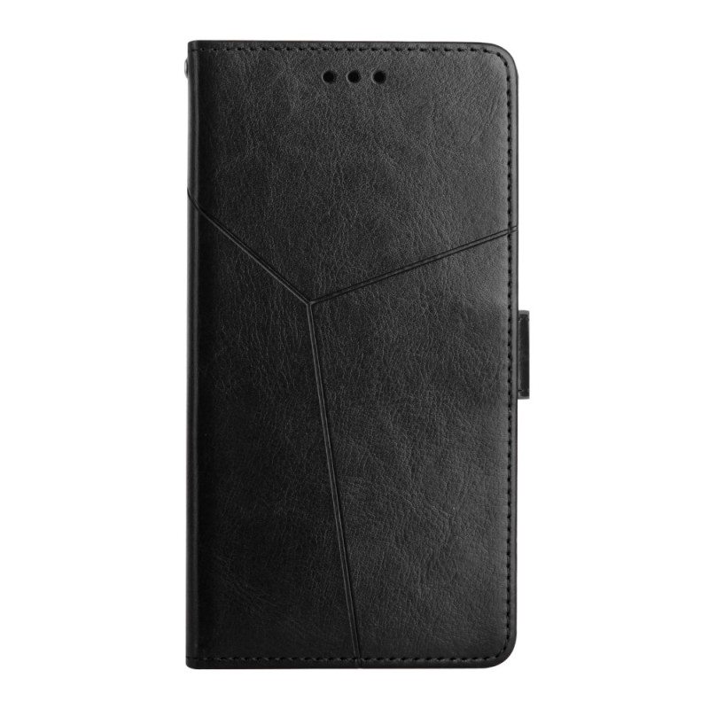 Nahkakotelo Oppo A54 5G / A74 5G Suojaketju Kuori Y Strappy Design