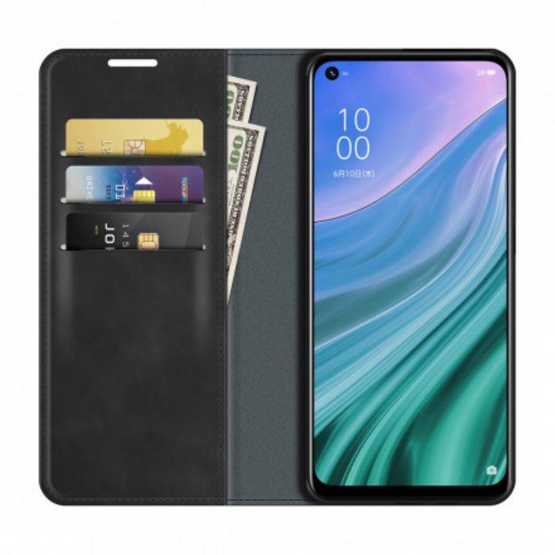 Puhelinkuoret Oppo A54 5G / A74 5G Kotelot Flip Ihon Kosketus