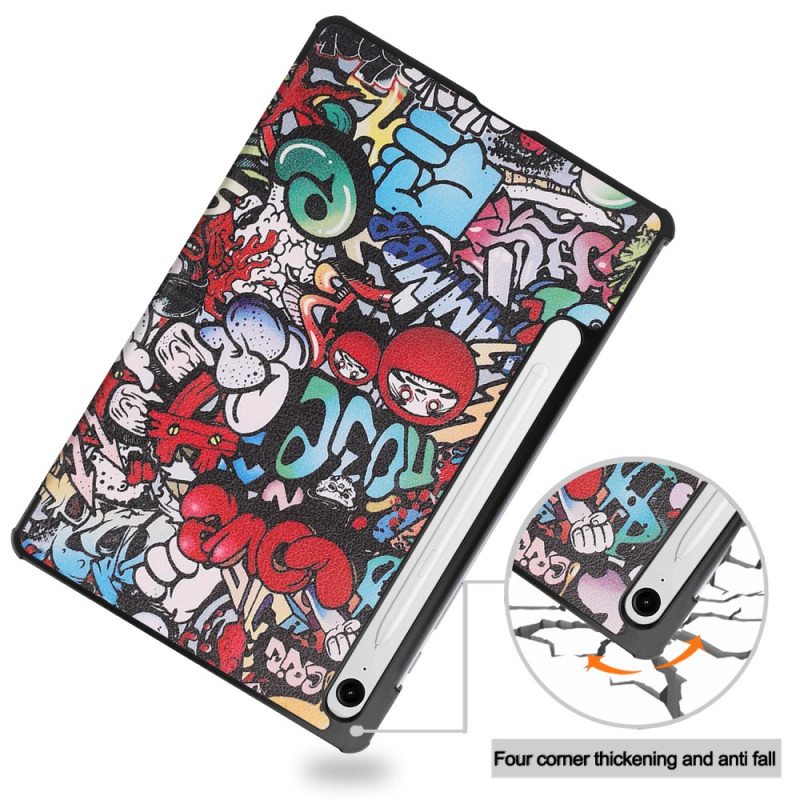 Samsung Galaxy Tab S9 Fe Graffiti Hauskaa